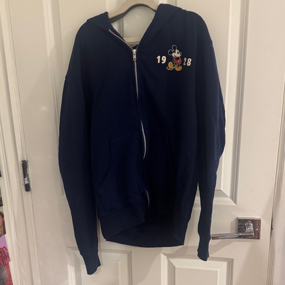 Disney Navy Blue Mickey Mouse Hoodie